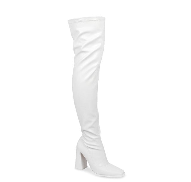 Liliana Alex-3 Over The Knee Fitted Boots | Shoe Time