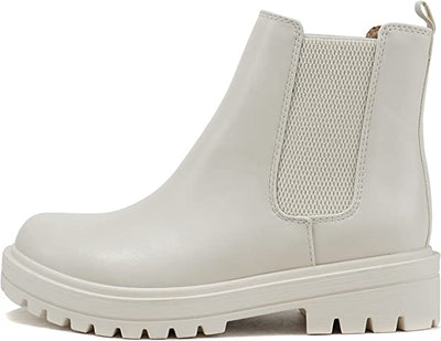 White Soda Pilot Ankle Boots