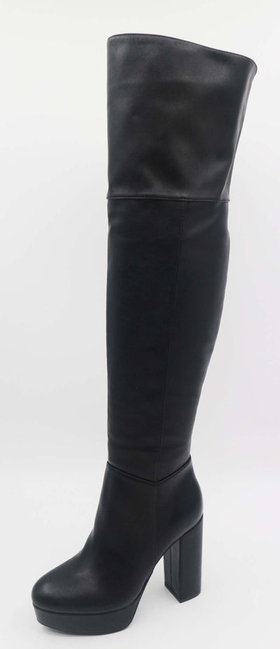 Bamboo Boots Over The Knee Pu