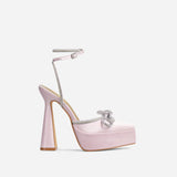 Bow Detail Platform Heels Chandon | Shoe Time