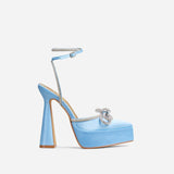 Bow Detail Platform Heels Chandon | Shoe Time