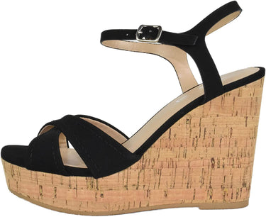 Soda High Wedge Ankle Strap Platform Doris | Shoe Time