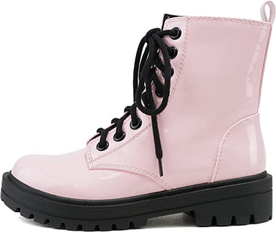 Soda Firm Women's Combat Lace up Ankle Boot
