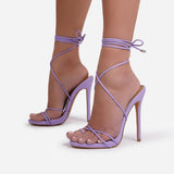 Toe Ring Heels - Purple