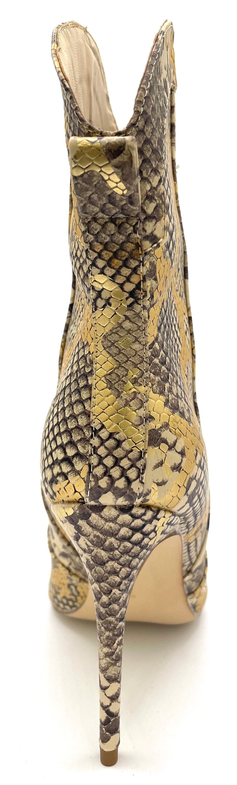 Botas de tacón alto con punta en pico para mujer, botines Hibiscus-47 de Anne Michelle 