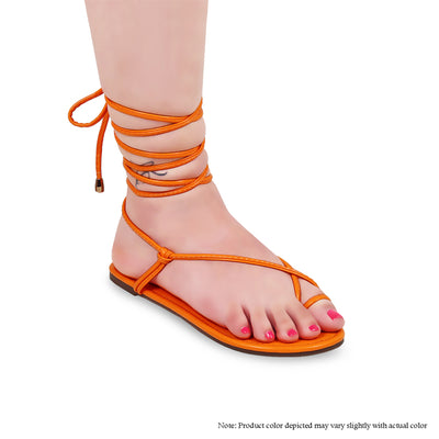 Liliana Jagger-11 Flat Sandals Lace Up