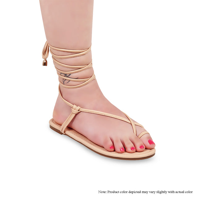Liliana Jagger-11 Flat Sandals Lace Up
