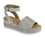 Silver Rhinestone Ankle Strap Luxury-96 | Shoe Time