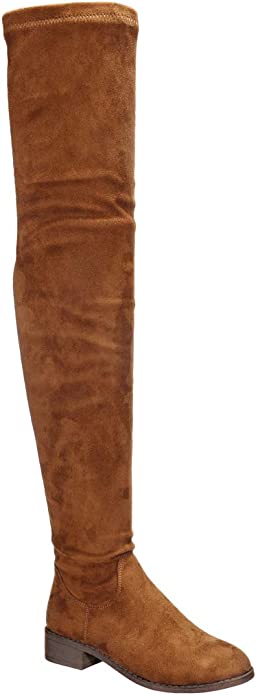 Camel  Natural Breeze Thigh High Boots Olympia-20 | Shoe Time