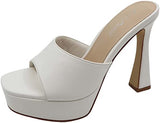 Open Toe Slip On Heels Aura-06 Anne Michelle | Shoe Time