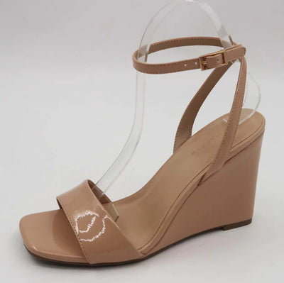 Bamboo Wedge Ankle Strap Sandals Publisher-03 | Shoe Time