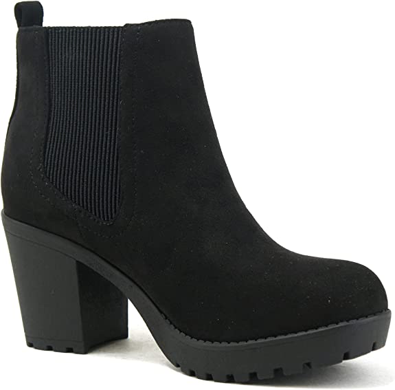 Black Chelsea Ankle Boot Pensee - Soda Shoes