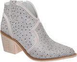 Pierre Dumas Wilder-9 Rhinestone Boots Silver | Shoe Time