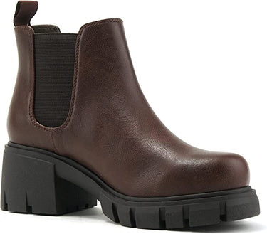 Soda Pioneer Lug Chelsea Boots Featuring, Comfortable chunky heels. 