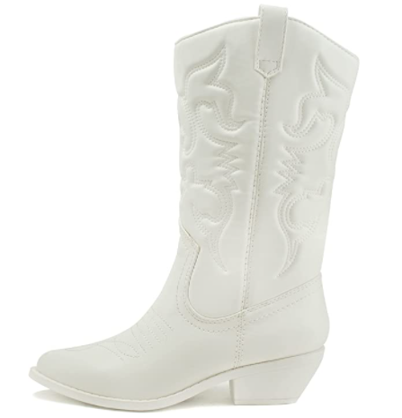 White Soda RENO Cowboy Western Boots