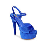 Velvet Platform Heels Rowdy-1 | Shoe Time