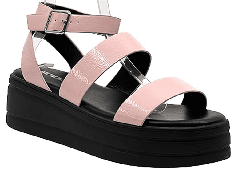 Women’s Open Toe Ankle Strap Platform Wedge Sandals Kona by SODA