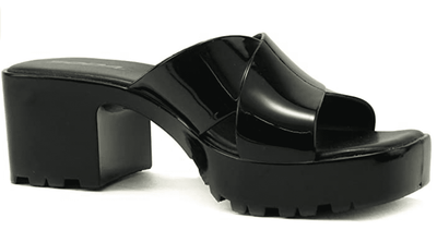 Soda In Line Wide Fit Sandal - Women's Shoes in Black