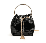 Black Metallic Crossbody Bags Milano