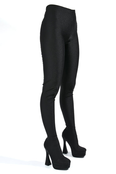 Black Legging Boots