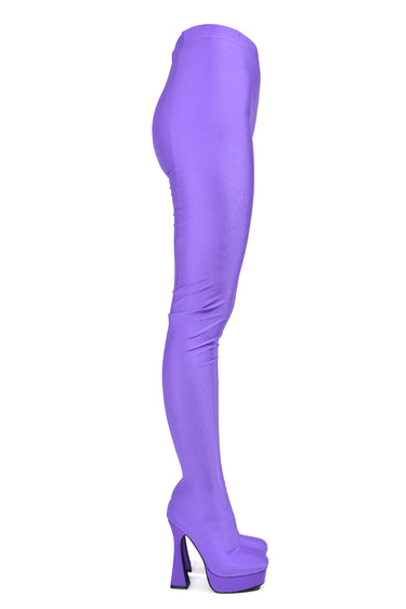 Purple Legging Boot