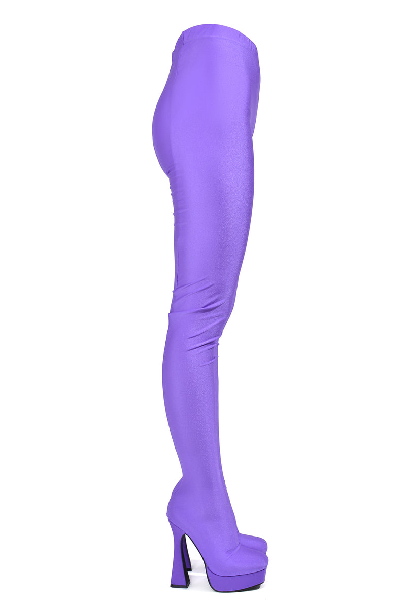 Purple Legging Boot