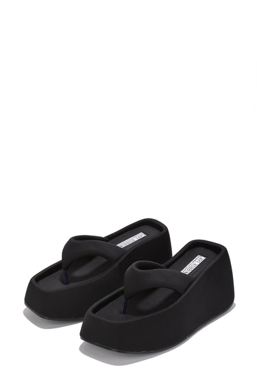 Platform Flip Flop Sandals Veronica Cape Robbin | Shoe Time