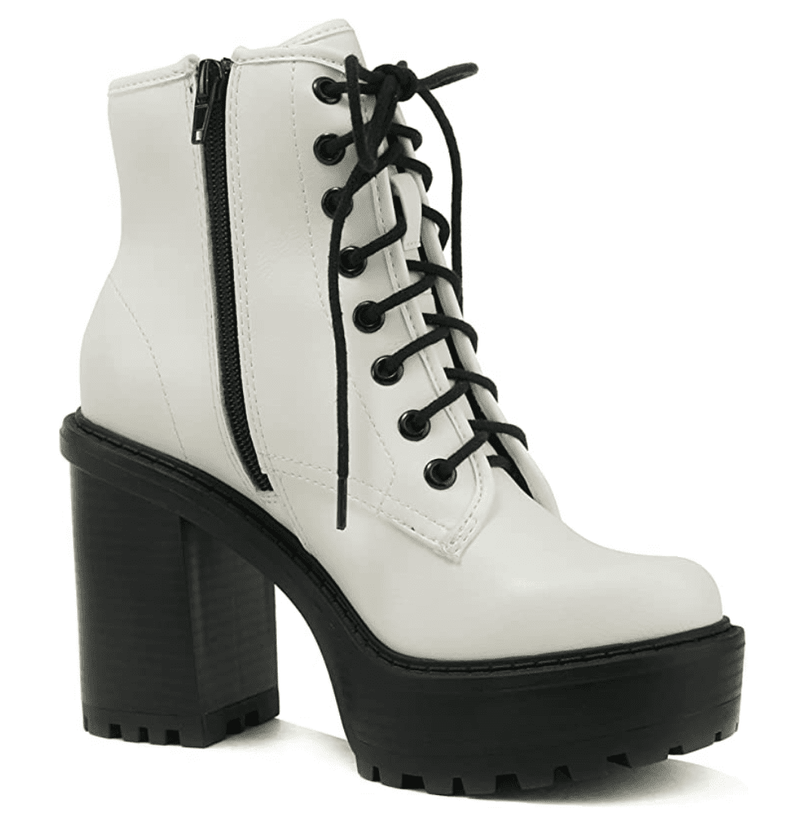 Soda Volume High Heel Ankle Boots