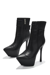 Cape Robbin Bkiner Pointed Toe High Heel Bootie