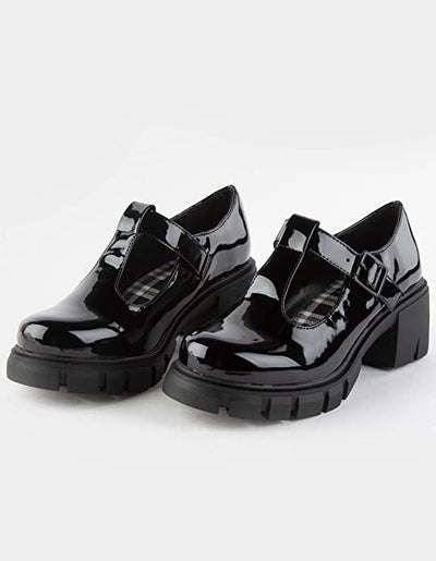 SODA Patent Mary Jane Womens Platform Shoes Eviana 