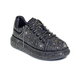 Liliana Rhinestone Sneakers Kingdom-3 | Shoe Time