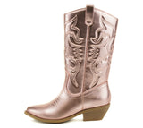 Pink Metallic Soda RENO Cowboy Western Boots