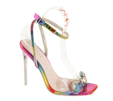 Rhinestone High Heel Sandals Mega 2 SHOE TIME
