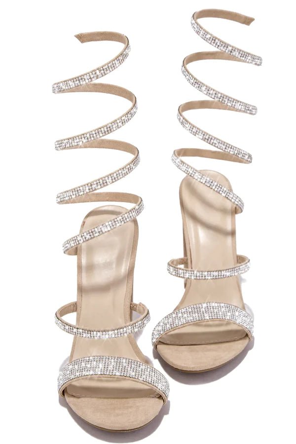 Rhinestone wrap 2025 around heels