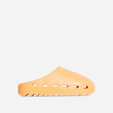 Orange Closed Toe Flat Slider Sandals | Shoe Time