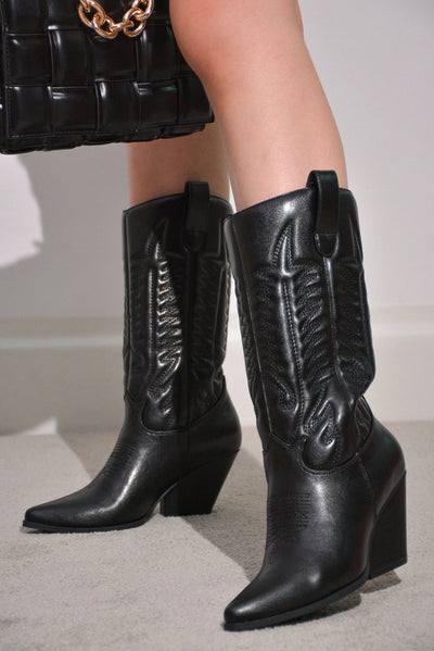 Metallic Cowboy Boots 
