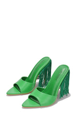 Cape Robbin Open Toe Mule Sandals Safina