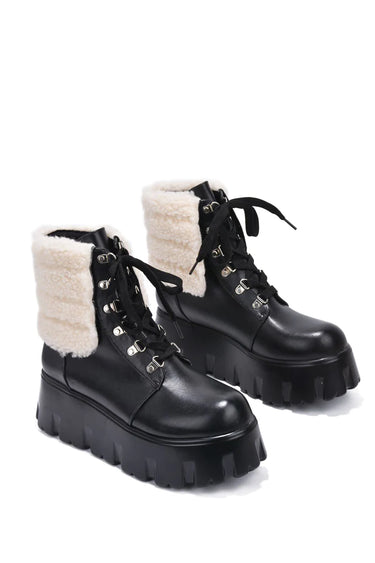 Chunky Platform Ankle Boots 