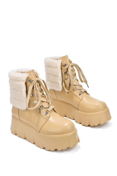 Chunky Platform Ankle Boots 