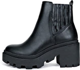 Soda Rabbet Chelsea Ankle Boots Black