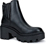 Soda Rabbet Chelsea Ankle Boots Black