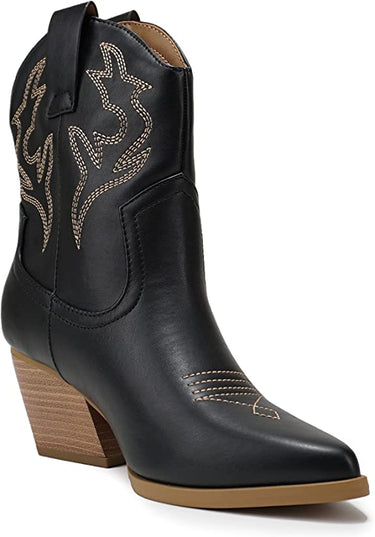 Black Womens Western Boots Blazing Soda | Shoe Time