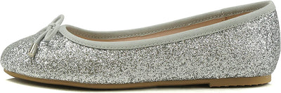 Silver Girls Soda Little Kid Sparkle Ballet Shoes | Shoe Time