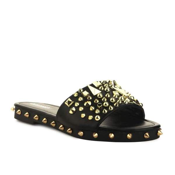 Cape Robbin Tonie Sandals Slides Studded Womens Mules Slip On Shoes